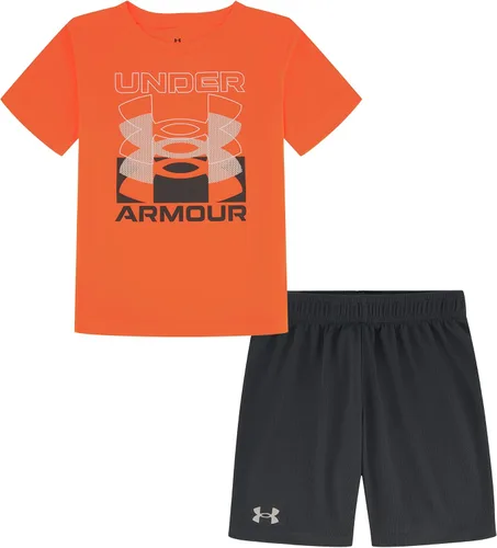 Vista 98 de Under Armour baby-girls Ua Terrazzo Leopard Heart SetShort Set