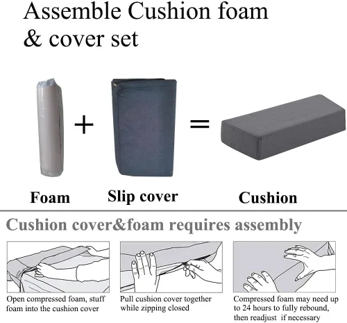 Vista 6 de SAMTY Relleno de cama para cabecero, relleno de espacio para sofá, relleno de grietas entre cabecero y colchón, 36 pulgadas