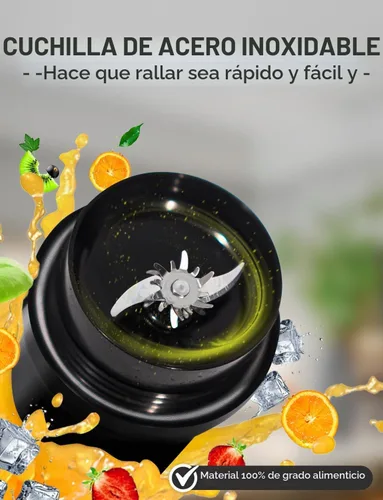 Vista 2 de MOJOCO Licuadora personal para batidos – Licuadora aislada al vacío para frutas y verduras – Licuadoras portátiles recargables con hoja de acero