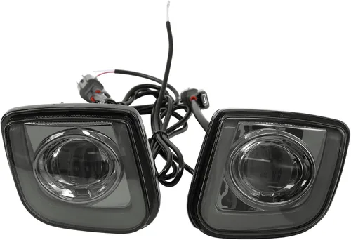 Vista 8 de Green-L Kit de lámpara de luz antiniebla rectangular para motocicleta para Honda Goldwing GL1800 F6B 2012-2017 Valkyrie 1800 2014-2015