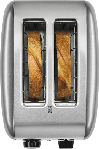 Vista 6 de KitchenAid Cafetera de 12 tazas + tostadora de 2 rebanadas, color plateado