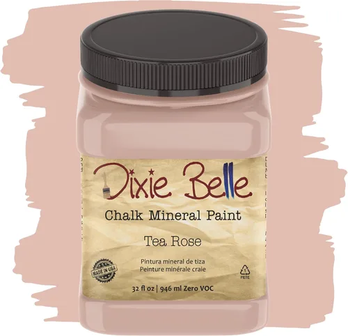 Vista 231 de Pintura para muebles con acabado de tiza Dixie Belle Paint Company - Amatista (4oz) - Pintura mineral de tiza chic púrpura profundo mate