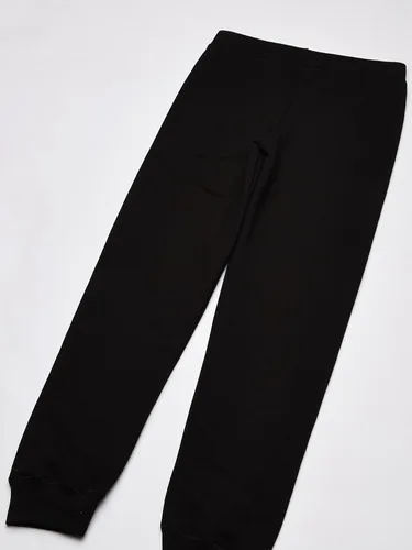 Vista 4 de Hanes Pantalones deportivos para niñas, pantalones deportivos de forro polar para niñas, pantalones de descanso EcoSmart, sin bolsillos