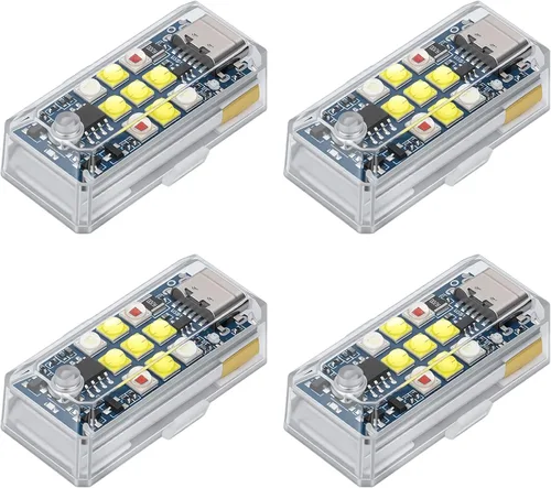 Vista 10 de Luz estroboscópica de dron, luz de vuelo nocturno FAA, luz LED anticolisión, para DJI Neo 2/ Avata 2/ Mini 4K/ Mini 5/4/ 3/ Mavic 4/3/ 2/ Air 3S