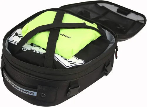 Vista 3 de Bolsa Nelson Rigg CL-1060-S2 negra deportiva para asiento trasero de motocicleta