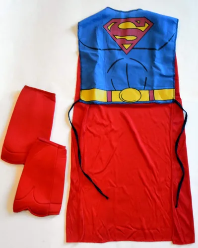 Vista 6 de Rubie's DC Comics - Conjunto de disfraz de superhéroe de trío de acción para niños, talla S