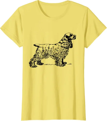 Vista 36 de Cocker Spaniel - Camiseta para perro Cocker Spaniel, gris, S Asfalto