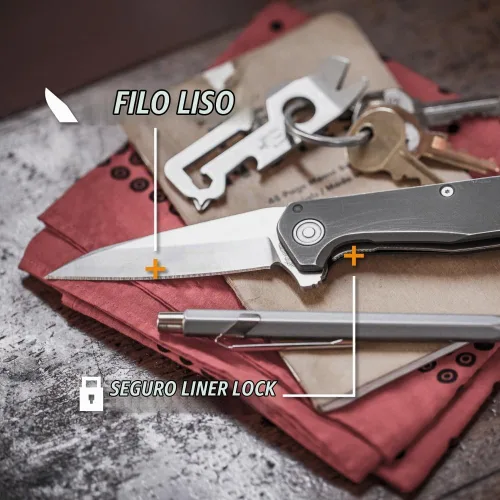 Vista 5 de Gerber Gear Fastball - Cuchillo plegable delgado y ligero con liberación de bloqueo, cuchillo de bolsillo con clip de 3 posiciones, equipo EDC, 3