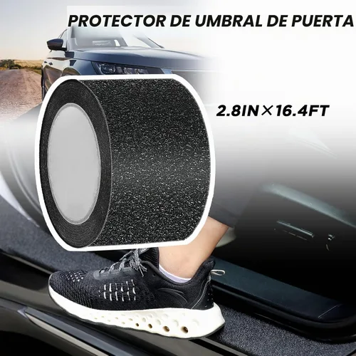 Vista 2 de Frienda - Protectores de borde de puerta de coche, protector de umbral de puerta, protector de entrada automotriz, anticolisión, tiras de protección