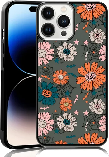 Vista 39 de Funda para iPhone 11 Pro Max, funda protectora de poliuretano termoplástico (TPU) a prueba de golpes, diseño de cabeza de calabaza, diseño de araña