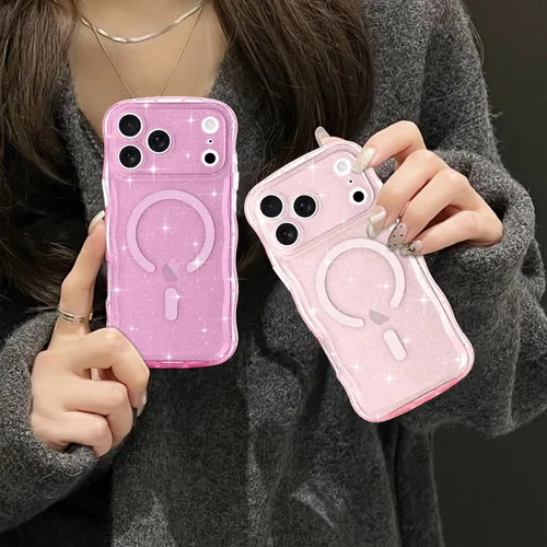Vista 7 de Pepmune Funda magnética para iPhone 17 Pro Max, color rosa