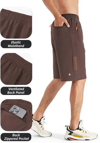 Vista 4 de HIFEOS Pantalones cortos deportivos para hombre, pantalones cortos de entrenamiento para correr, tenis, gimnasio, 5, 7, 9 pulgadas, cómodos