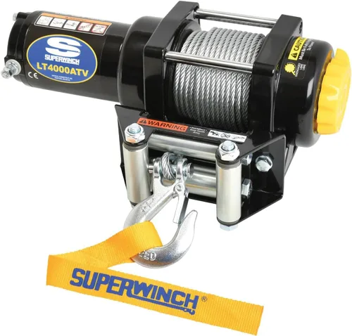 Vista 2 de Superwinch (1140220) Cabrestante Negro LT4000ATV de 12 VDC - Capacidad de Carga de 4000 lb