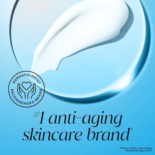 Vista 10 de Olay - Hidratante facial con ácido hialurónico, hidratación instantánea para mujeres, sin fragancia - solución para piel seca, resplandeciente