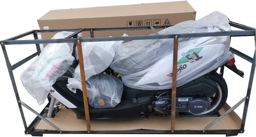 Vista 4 de X-PRO Ciclomotor de 150 cc para adultos con ruedas de aluminio de 13 pulgadas (blanco)