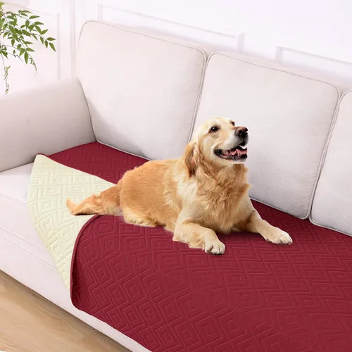 Vista 68 de hyha Manta impermeable para perros, funda suave para cama de perro, mantas para mascotas, funda impermeable para sofá y sillón para perros lavable