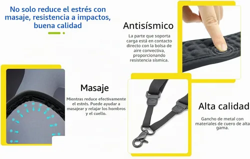 Vista 2 de Correa de cuello para masaje de descompresión para DJI RC-N1 / RC-N2 - Correa colgante con hebilla para DJI Mini 3 Pro/Mavic 3 Pro/Mavic Air 2 Drone