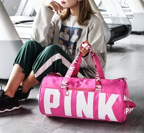 Vista 3 de Bolsa de gimnasio deportivo de gran capacidad con bolsillo húmedo y compartimento de almacenamiento para zapatos para hombres y mujeres, ligera