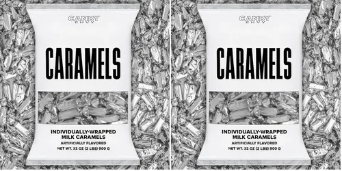 Vista 10 de Caramelos envueltos individualmente, bolsa de 2 libras, aproximadamente 190