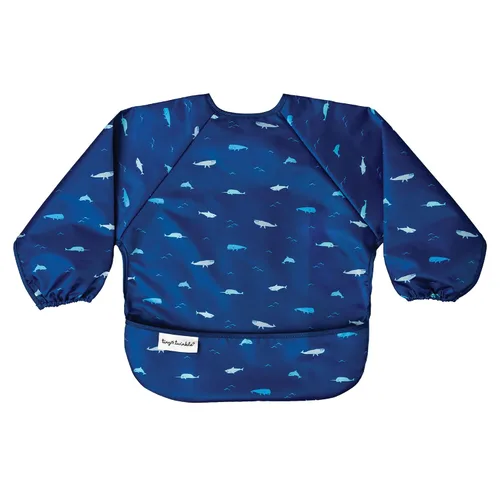 Vista 29 de Tiny Twinkle - Babero a prueba de suciedad para bebés y niños pequeños, bonito, de manga larga, impermeable, lavable a máquina, cierre a prueba