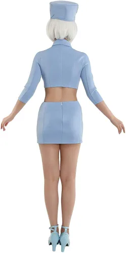 Vista 3 de Cosplay.fm - Disfraz de azafata para mujer