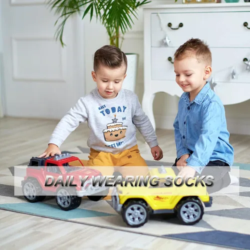 Vista 6 de Tsmollyu 12 pares de calcetines de corte bajo para niños calcetines para niños de 3 a 10 años calcetines deportivos de algodón para niños pequeños