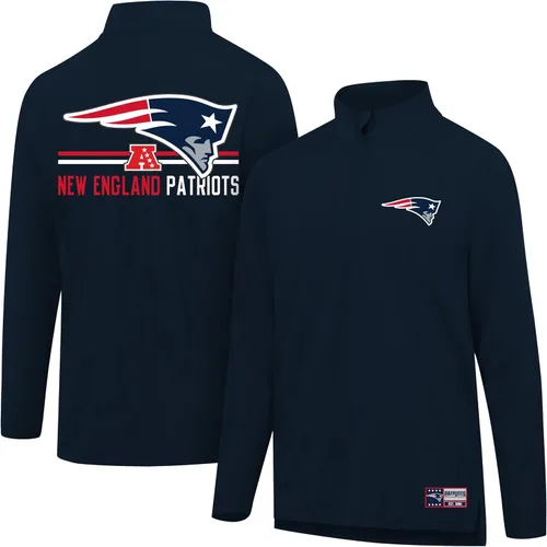 Vista 22 de Ultra Game Men's NFL Official Super Soft Quarter Zip Long Sleeve T-Shirt