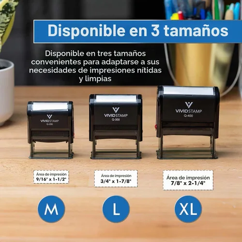 Vista 4 de Sello de goma de oficina autoentintado con línea de fecha aprobado (rojo) - mediano