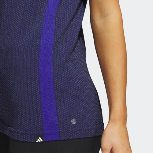 Vista 7 de adidas Polo sin mangas Spacedye para mujer