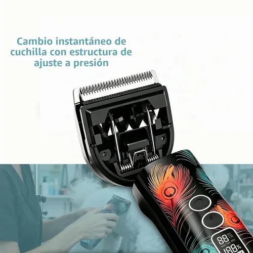Vista 6 de Shernbao - Cuchillas cortadoras ajustables 5 en 1 para mascotas PGC-721