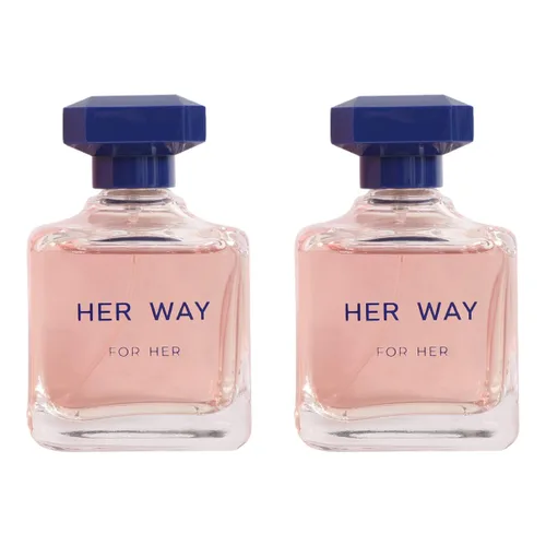 Vista 2 de Her Way Perfume Eau de Parfum para mujer – Aroma floral fresco de vainilla amaderada – 3.4 fl oz / 3.4 onzas líquidas (2, 3.4 fl oz)
