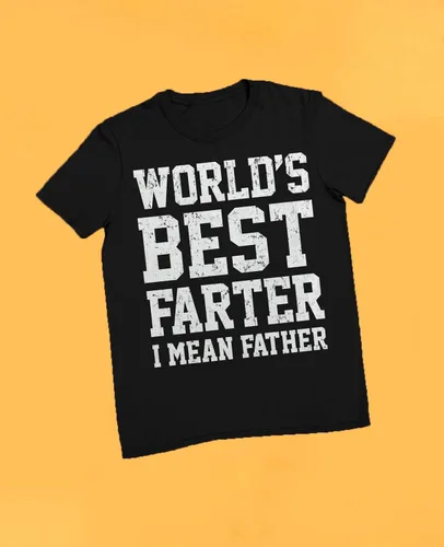 Vista 5 de Camiseta Tstars World Best Farter I Mean Father, regalos divertidos para papá de hija hijo, camiseta graciosa para hombres A1