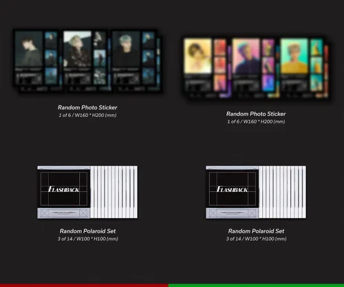 Vista 4 de YG Ent. iKON - FLASHBACK [PHOTOBOOK ver.] 4º mini álbum+juego de tarjetas de fotos extra (ver al azar, + 1 póster plegado)