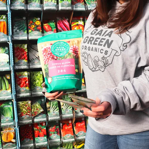 Vista 3 de Gaia Green Fertilizante orgánico Power Bloom 2-8-4, 4.4 lbs, Bloom Booster
