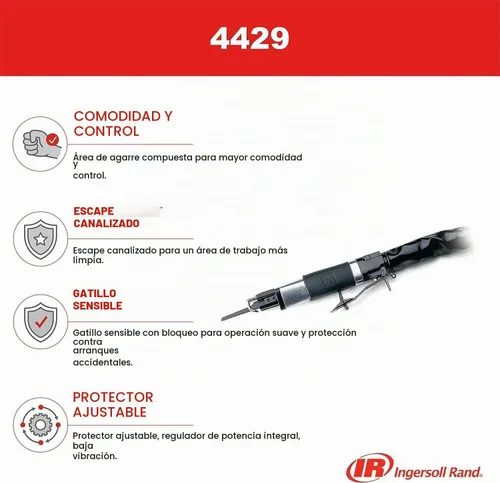 Vista 6 de Ingersoll Rand 4429 Sierra de aire recíproca de 3/8