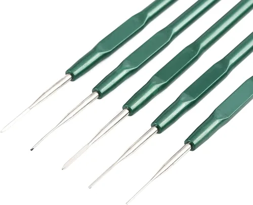 Vista 6 de Herramienta de desmontaje de cableado, 5 unids/set automotriz arnés de cableado terminal enchufe enchufe pin extracción kit de herramientas