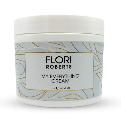 Vista 2 de Flori Roberts My Everything - Crema hidratante para rostro, ojos y garganta, antiarrugas y reafirmante para la piel, crema facial, 4 onzas