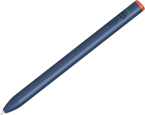 Vista 10 de Logitech Crayon - Lápiz digital para iPad, solo compatibilidad con puerto USB C, color plateado Featuring Apple Pencil technology, no lag