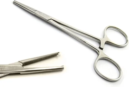 Vista 9 de MEDSPO Pinzas Profesionales Portaagujas Quirúrgico Dental Médico Ortopédico con Bloqueo Sutura Veterinaria Restaurativa Instrumentos