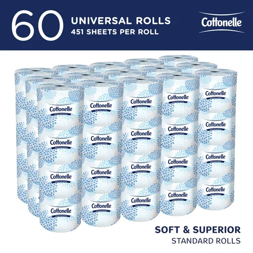Vista 2 de Rollo de papel higiénico Kimberly-Clark Kleenex Cottonelle 17713, Blanco, 27060