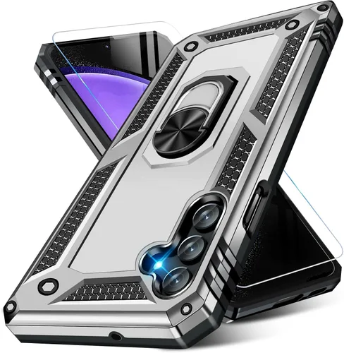 Vista 95 de Funda para Samsung Galaxy S21 5G resistente con protector de pantalla integrado, armadura dura, funda anticaída militar para Samsung S21 5G 6.2 2021