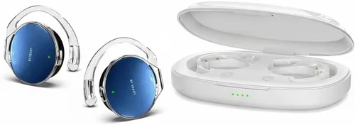 Vista 8 de Auriculares inalámbricos con ganchos para los oídos, tiempo de reproducción Oro rosa