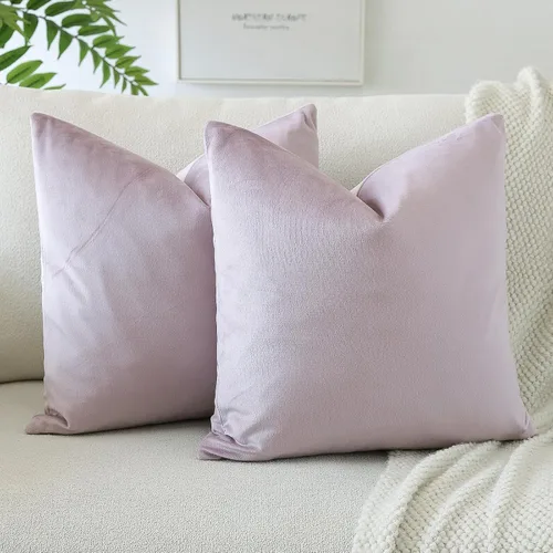 Vista 17 de OTOSTAR - Fundas de almohada decorativas de 16 x 16 pulgadas, fundas de cojín de terciopelo suave, fundas cuadradas para sofá, cama, sofá del hogar
