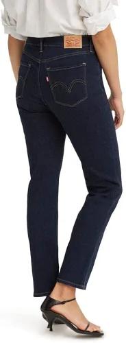 Vista 3 de Levis - Jeans clásicos de corte recto para mujer tallas estándar y extragrande