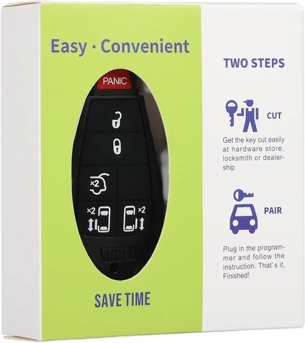 Vista 9 de SCITOO Llave remota con programador OBD herramienta de emparejamiento DIY para 2006-2017 para Chrysler para Dodge Grand Caravan para Volkswagen