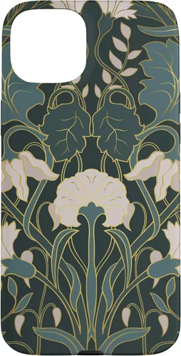 Vista 9 de iPhone 16 Art Nouveau Floral Pattern Case