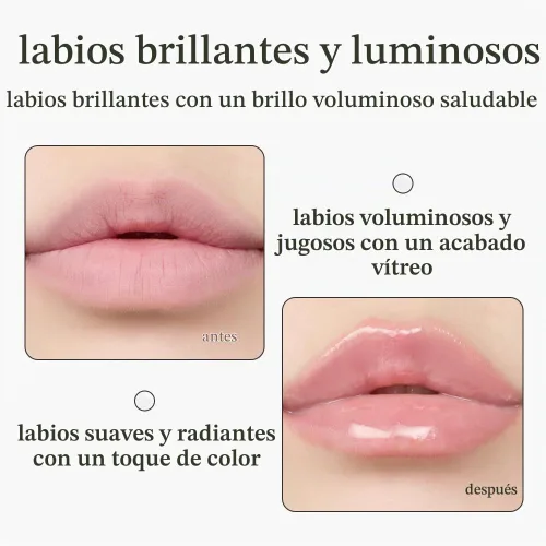 Vista 7 de NOONI Paquete de aceite de labios coreano - Applepeony y Appleclear