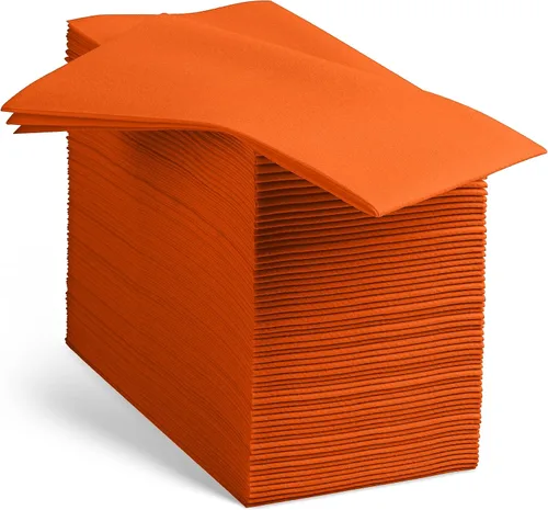 Vista 21 de 100 servilletas de papel de color beige con tacto de lino, suaves y absorbentes, para cocina, fiesta, boda, baño o cualquier ocasión (paquete de 100)