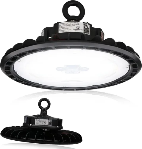 Vista 11 de RuggedGrade 100W Corvus II serie LED alta bahía UFO Warehouse Iluminación