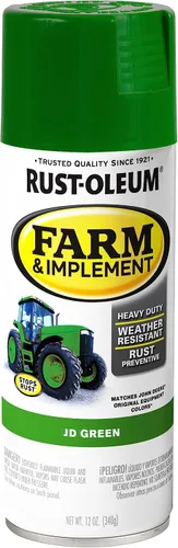Vista 15 de Rust-Oleum Farm & Implement 280176 - Pintura esmaltada, galón, naranja (Allis Chalmers Orange)
